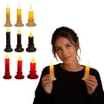 thumbnail image 6 of Led Lights for Decor, Battery Operated Taper Candles Flickering Flame Small Beige 4X2 Inch Led Halloween Lights, for Indoor Halloween Table, Window, Party Table Decorations, for, 6 of 6