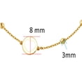 thumbnail image 2 of Pulsera Corazón Bolitas Horoz Oro 10K 18cm, 2 of 5