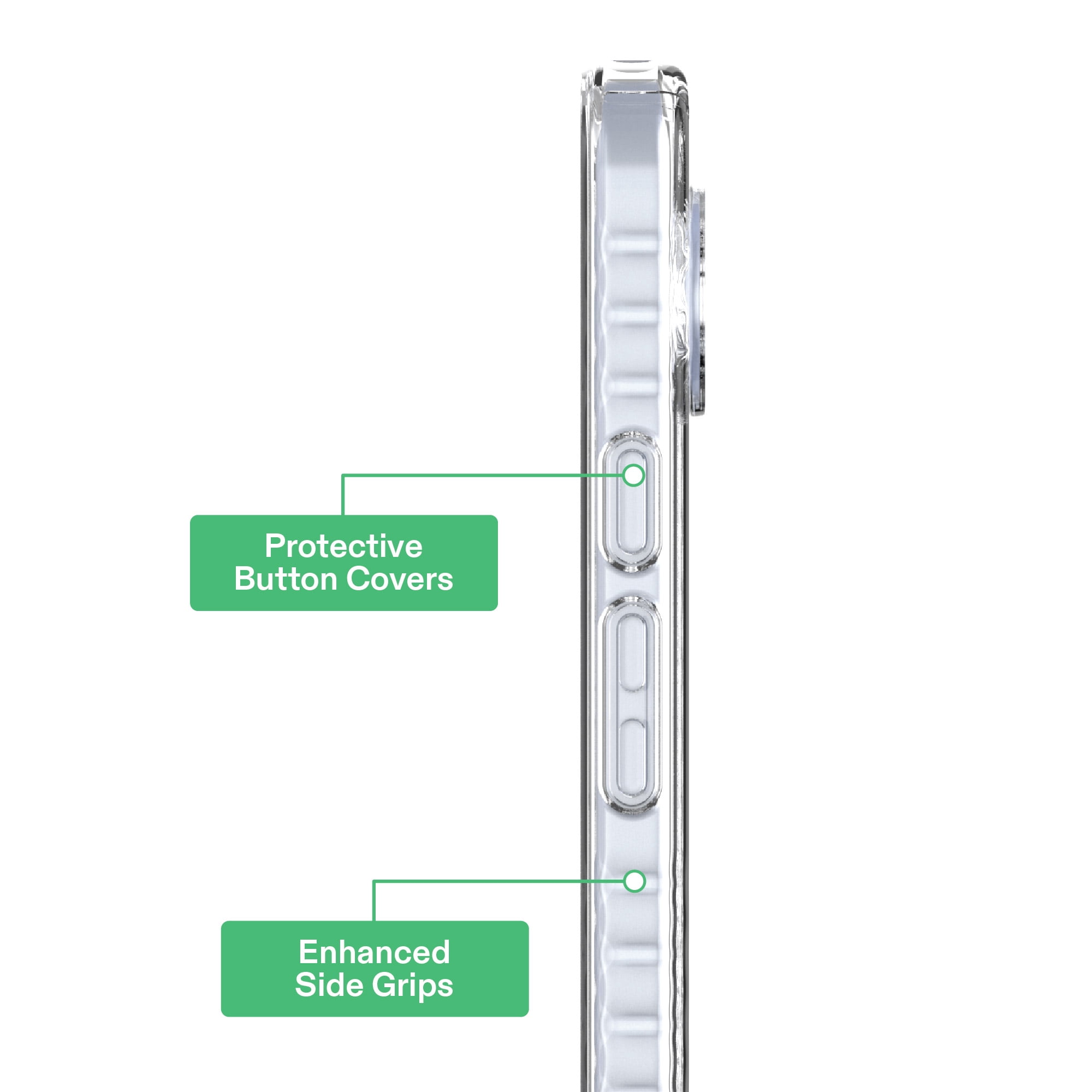 onn Protective Gel Phone Case for Google Pixel 10 - Clear