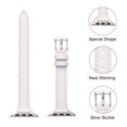 thumbnail image 2 of Stiroll Correas De Cuero Delgadas Compatibles Con Apple Watch Band 49 Mm, 46 Mm, 45 Mm, 44 Mm, 42 Mm (Serie 3 2 1) Pulsera Delgada De Cuero De Grano Superior Para Iwatch Ultra Se Series 10/9/8/7/6/5/4, 2 of 5