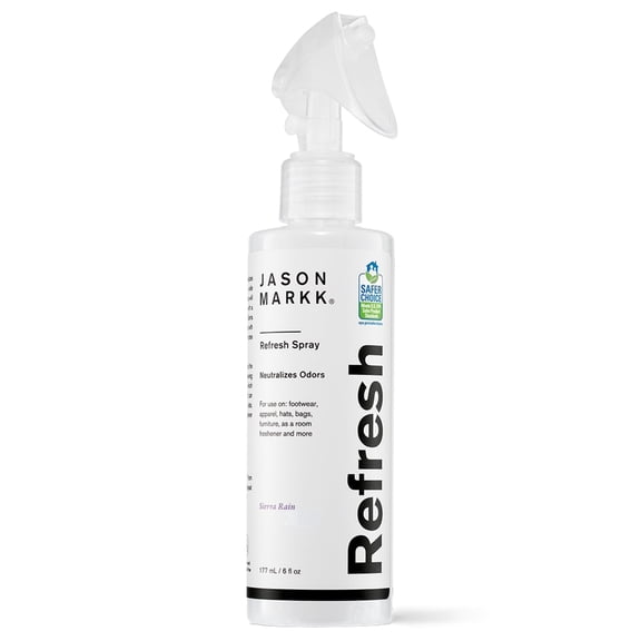 Jason Markk Shoe Deodorizer Refresh Spray Odor Eliminator, Sierra Rain Scent, 6 oz, 1 Pack