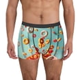 thumbnail image 1 of Balery Floating Colorful Cereal Calzoncillos bóxer para hombre, ropa interior de algodón suave y transpirable con cinturilla de nailon-X-Large, 1 of 5