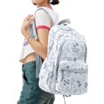 thumbnail image 1 of Mochila escolar para niñas y niños, bolsa bonita para ordenador portátil, dibujos animados, escuela primaria media, mochila de viaje para adolescentes Fivean unisex, 1 of 2