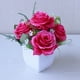 thumbnail image 2 of Wosthever Seda inodoro y no tóxico - Flor falsa para el ramo de la boda Planta en maceta Bonsai artificial Decoración Rosa roja, 2 of 6