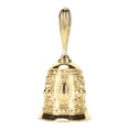 thumbnail image 3 of Campana de llamada de mano, campana de anillo de mano dorada, campana de boda, campana de sirviente, diseño de clase mundial, 3 of 9