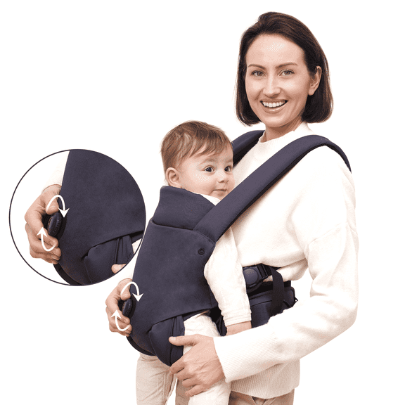 bonoch EaseFit Baby Carrier with Adjustment Knob, Lightweight Carrier for Newborn to Toddler (7-40lbs)