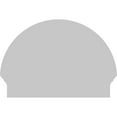 thumbnail image 5 of Ekena Millwork 26"W x 19-3/4"H x 2-3/4"P Half Round 3 Spoke Architectural Grade PVC Combination Pediment, 5 of 7