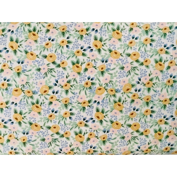 Easter- Garden Party-Rosa-Cream Fabric-Rifle Paper Co-RP305-AM10