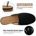 thumbnail image 4 of Ecetana Mules for Women Backless Flat Slides Shoes Ladies Slip-on Loafers, 4 of 6