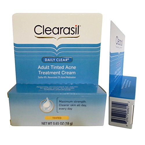 Clearasil Daily Clear Acne Treatment Cream, 0.65 Ounce (2 Pack
