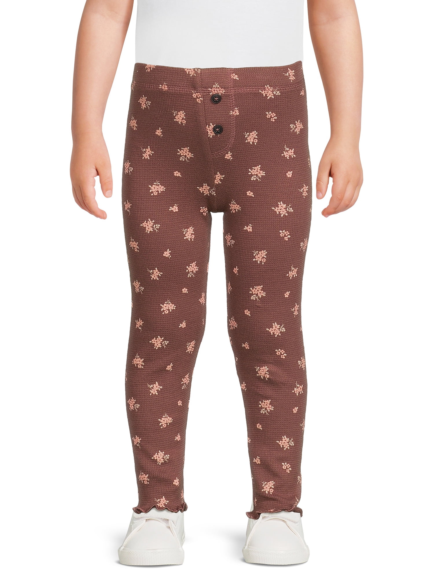 easypeasy Toddler Girl Waffle Legging, Sizes 12 Months5T