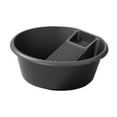 thumbnail image 2 of Washtub Cleaning Basin Washboard Sink Lightweight Portable for Outdoor Camping Travel and Indoor Home Use, 2 of 9
