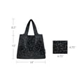 thumbnail image 2 of Wrapables Medium Foldable Tote Nylon Reusable Grocery Bag (Set of 2), Constellations, 2 of 6