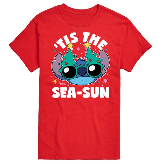 Lilo & Stitch - Tis The Sea Sun - Men's Short Sleeve Graphic T-Shirt