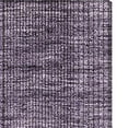 thumbnail image 3 of HomeRoots 666498 8 x 10 ft. Plum & Gray Striped Washable Machine Made Rectangle Area Rug with UV Protection, 3 of 9