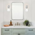 thumbnail image 4 of Modern Bathroom Light Fixtures Brushed Nickel Vanity Lighting over Mirrors 2-Pack, 4 of 8