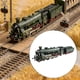 thumbnail image 5 of Juguete de tren de , tren eléctrico, decoración retro con luces de , sonidos, modelo de locomotora para niños, niñas, hogar, niños pequeños Verde, 5 of 6