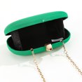 thumbnail image 4 of Bolsa de noche con cerrojo de flores Elegante cadena europea Bolsos de baile para boda (Verde) Likrtyny Para Estrenar, 4 of 7