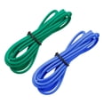 thumbnail image 1 of 18 Calibre Silicona Cable 18AWG Eléctrico Cable Trenzado Cable Flexible Estañado Cobre Cable Alta Temperatura Conexión Cable Azul y Verde 1,5 m/4,92 Pies 2uds, 1 of 7