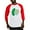 Red/White, variant on CafePress - Dill With It Baseball Jersey - Cotton Baseball Jersey, 3/4 Raglan Sleeve Shirt