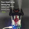 thumbnail image 4 of 3X Four-Spray Humidifier Module DIY Atomizer Control Board Driver Circuit Board 1 to 4 Plant Watering Large Fog Volume, 4 of 5