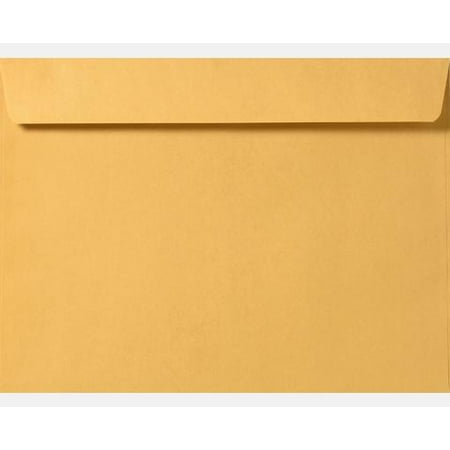 Custom Imprinted Envelopes - 6 x 9 Booklet Brown Kraft Envelopes Imprinted