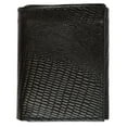 thumbnail image 4 of Mens Genuine Leather Trifold Simulated Snake Skin Print Wallet 71055 SN, 4 of 6