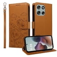 thumbnail image 1 of Funda Cartera GANGXUN con Diseño de Perrito en Relieve para Motorola Moto G56 , Protección 360° con Ranuras y Correa Desmontable, 1 of 6