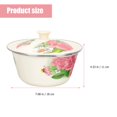 thumbnail image 2 of MesaSe Lard Storage Basin Enamel Bowl with Lid Thicken Egg Mixing Basin Kitchen Supply, 2 of 6
