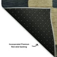 thumbnail image 5 of Addison Rugs Mayfield Premium Machine Washable Transitional Abstract Navy Rectangle Rug, 3' x 5', 5 of 6