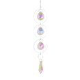 thumbnail image 1 of Wind Chime Crystal Light Catcher Ball Ornaments Round Frame Pendant (3) Tmvgtek Oficina Multiescena Multifunción, 1 of 9