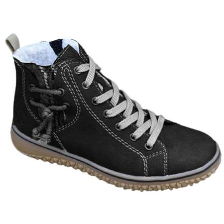 

Women s Ankle Boot With Plush Liner Skin-friendly For Winter 41 Black