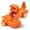 Orange, variant on Single Color Deformation Dinosaur Car Toy Flexible Shape Change Solid PC Material Medium Size Interesting Interactive Play Toy For Kids Orange