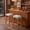 Gray, variant on 2 Pack Stretch Square Bar Stool Cover with Elastic Band for Dining Room