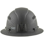 Klein Tools 60347 Premium KARBN Pattern Class C, Vented, Full Brim Hard Hat with Rechargeable Lamp