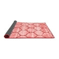 thumbnail image 2 of Ahgly Company Indoor Round Trellis Red Modern Area Rugs, 4' Round, 2 of 4