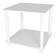 Mainstays No Tools End Tables, White, Set of 2