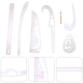 thumbnail image 4 of Weiweiguan 1 Set Multi-function Clothing Sample Cutting Ruler Clothing Proofing Ruler, 4 of 6