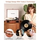 thumbnail image 3 of Tocadiscos TANLANIN Vintage con Bluetooth USB de 3 velocidades, 3 of 8