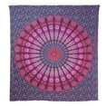 thumbnail image 2 of Purple Mandala Tapestry Indian Wall Hanging Decor Bohemian Hippie Queen Size Bedspread Throw Boho Decorative Peacock Tapestries Online, 2 of 3