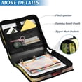 thumbnail image 5 of Zipper Binder Panda 1.5 Inch Binder Folder Bag with Shoulder Strap and Handle, 5 of 8