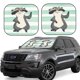 thumbnail image 1 of Fotbe Cute Raccoon Juego de 2 Piezas de Parasoles para Parabrisas | Bloqueador Solar para Auto | Accesorios Plegables para Protección Solar Interior-Medium, 1 of 6