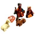thumbnail image 2 of Juego de 5 uds tradicional de adornos navideños de nacimiento de Jesús, juego de exhibición religiosa de resina, juego de de Natividad, Fernando estatuilla de jesus, 2 of 8