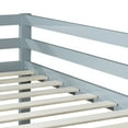 thumbnail image 5 of Miniyam Wood Twin Over Twin Bunk Bed for Kids, Light Gray, 5 of 7
