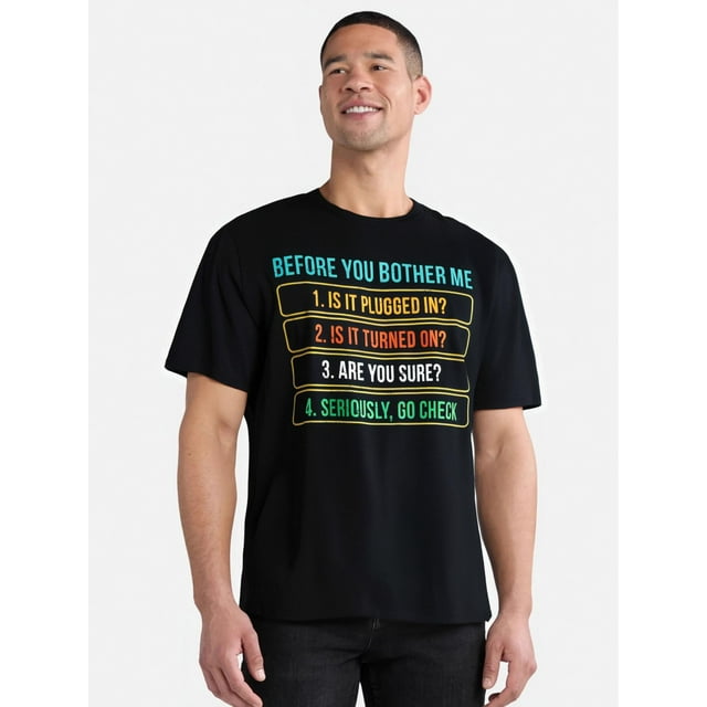 Camisetas divertidas de soporte técnico de tecnología de la información para hombres, mujeres, adultos, adolescentes, jóvenes y ocio.