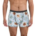 thumbnail image 1 of Balery Sea Turtle Calzoncillos bóxer para hombre, ropa interior de algodón suave y transpirable con cinturilla de nailon-X-Large, 1 of 5