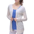 thumbnail image 2 of Richie House Women's Solid knit cardigan RH2032-B-M, 2 of 7