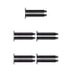 thumbnail image 1 of Greeniant Muñequera elástica Peso óptimo Fitness Correa acolchada para el pulgar Soporte de mano de potencia Banda Correas de alivio Muñequeras Negro Type2 NO2 Greeniant CBP504400, 1 of 5