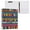 Traditional African Tribal Designs, variant on Hard Shell Ring Binder With Clip Holds 200 Sheets Office Home Organization Traditional Indigenous Art