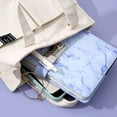 thumbnail image 5 of Marble Diary with Lock, A5 Purple Notebook with Pen, Password Locked Journal for Teen Gifts, 5 of 8